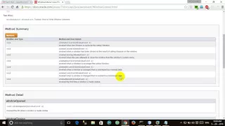 WindowListener java