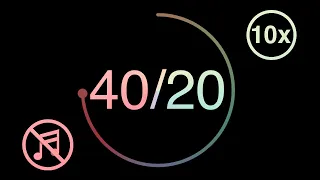 40 20 Pomodoro 40 Minute Timer With 20 Minute Breaks Dark Pastel 