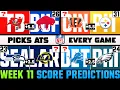 NFL Week 11 Score Predictions Bet or Pass Every Game