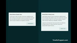 How to Create Read More Read Less Button in React JS