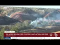 Vegetation fire erupts in Sorrento Valley