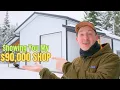 POLE BARN SHOP TOUR COMPLETE COST BREAKDOWN