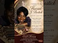 Harriet J Bostick Celebration Of Life