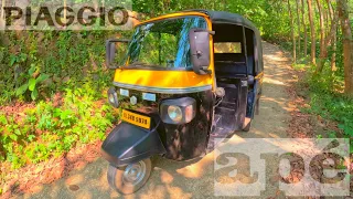 piaggio ape tuk tuk taxi pov drive 1080p auto rickshaw indian road naturally aspirated driver 