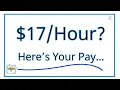 17 an Hour What s Your Paycheck Weekly Monthly and Yearly Explained