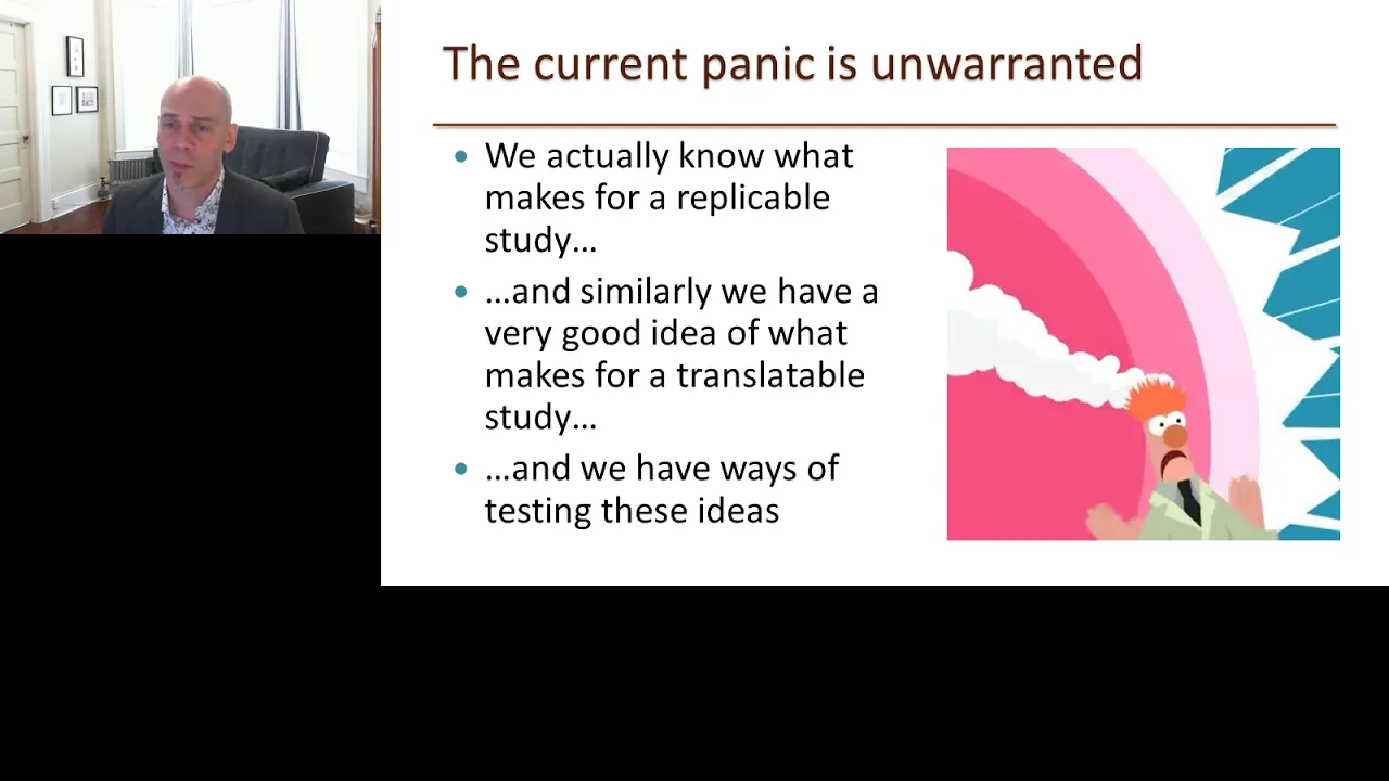 PANEL: Experimental design and the reproducibility crisis
