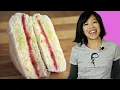 Download Lagu DIY INKIGAYO Sandwich -- the egg salad, STRAWBERRY JAM \u0026 cabbage K-POP STAR sandwich