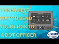 How to Send E-Logs to a DOT Officer - using Omnitracs