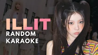 k pop random karaoke illit random karaoke 