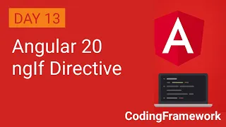 Angular 20 Tutorial Day 13 ngIf Directive Explained with Examples