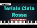Download Lagu Rossa - Terlalu Cinta Karaoke MALE KEY (Piano \u0026 Bass)