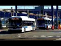 NYCT Bus Bus Action At Casey Stengel Depot