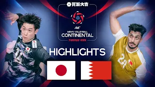 Japan 🇯🇵 vs. Bahrain 🇧🇭 - Highlights | AVC Men's Continental Championships 2026 | Pool Phase