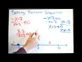 Solving Rational Inequalities - Interval Notation