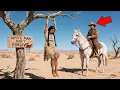 Download Lagu Un Rancher Solitaire Trouve une Jeune Apache Pendue avec un Panneau \