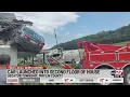 One injured after car crashes into second floor of Mifflin County home