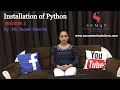 Installation of Python Session 3 By