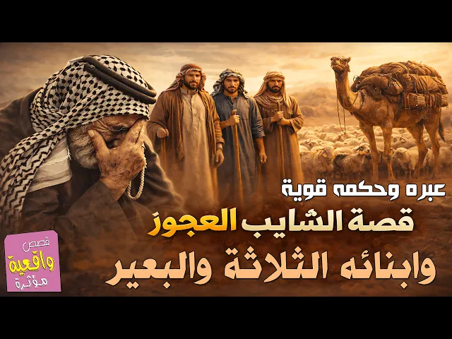 قصة الشايب العجوز وابنائه الثلاثة والبعير !!! عبره وحكمه قوية
