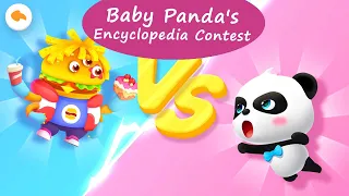 baby pandas encyclopedia contest defeat the devil king to get the stolen food back babybus