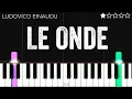 Download Lagu Ludovico Einaudi - Le Onde | EASY Piano Tutorial