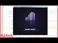 Java - How to Create Sonic Waves Animations With Reflection Effects in Java NetBeans With Code