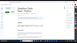 Dataflow Qwik Start - Python Update Lab Solution Google Cloud Arcade 2026