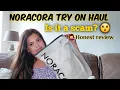 Huge NORACORA Try On Haul Is it a Scam Honest review