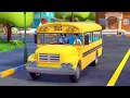 Download Lagu Wheels On The Bus Goes Round and Round + Baby Shark @BabaSharo TV - Kids Songs
