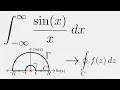 Complex Analysis Integral of sin x x using Contour Integration