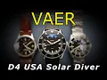 Download Lagu VAER D4 Solar Powered 39mm USA Diver 200m Watch Assembled In America Omega Seamaster 300 Homage