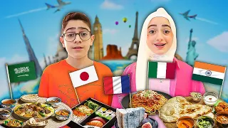 أكلنا من جميع اللبلدان بيوم واحد 