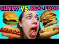 Lagu GUMMY FOOD VS. REAL FOOD!