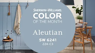Sherwin-Williams Color of the Month - February 2022 Aleutian SW 6241
