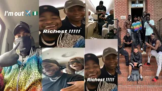 wow what davidos dad and friends with 30bg crew did in his private jet 