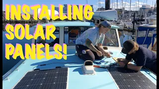 Installing Solar Panels with MC4 Connectors on MV Miss Anchorage