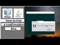confirm message box in java swing netbeans iDE