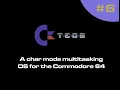 TEOS - Commodore 64 multitasking char mode OS