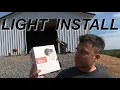 How to Install an Exterior Light on a Metal Building