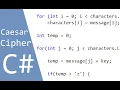 C Caesar Cipher Algorithm with Source Code