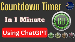 Build a Countdown Timer Program using ChatGPT Technical Session