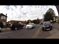Driving the wrong way out of the Shell garage