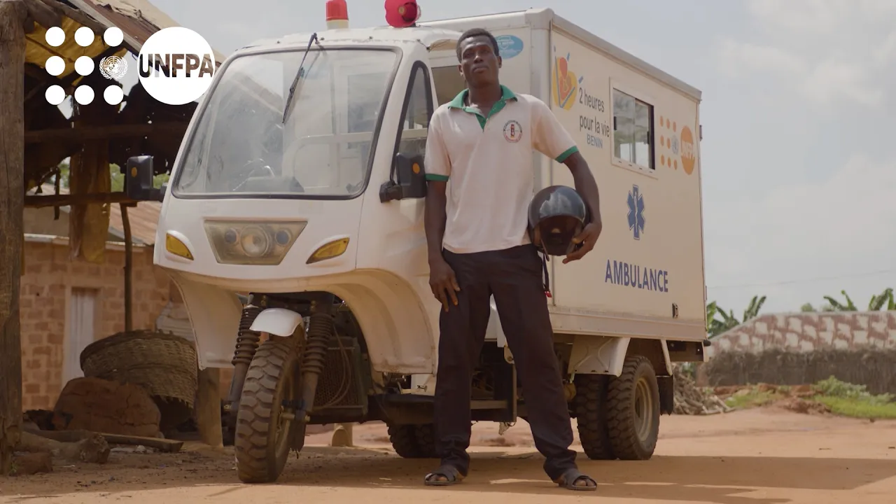 The motorcycle ambulance saving lives in Benin