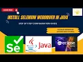 Selenium Webdriver Setup in Eclipse IDE windows 10 updated 2024