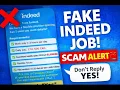 Fake Indeed Job Scam in Canada - Don t Reply YES to This Message