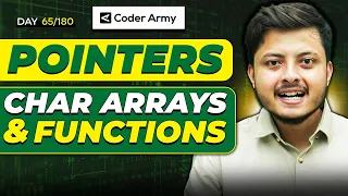 Lecture 47 Pointers with Character Arrays and Functions