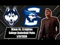 College Basketball Pick - Connecticut vs Creighton Prediction 2026 Free Best Bets Odds