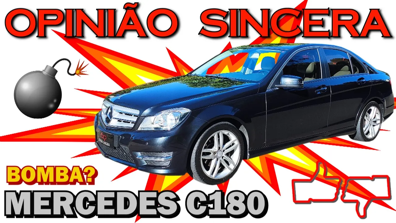 Mercedes-Benz C180. Por que carro de luxo usado é bomba? Vale a pena comprar uma barata? Avaliação!