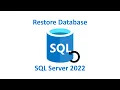 Restore AdventureWokrs Database in SQL Server 2022