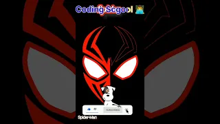 Create a Spiderman using python coding python programer