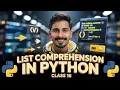 List Comprehension in Python List in Python Python Programming Python Tutorial - Class 16